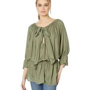 JEN’S PIRATE BOOTY Gauze Sandy Cove Tunic Top Dress Off Shoulder